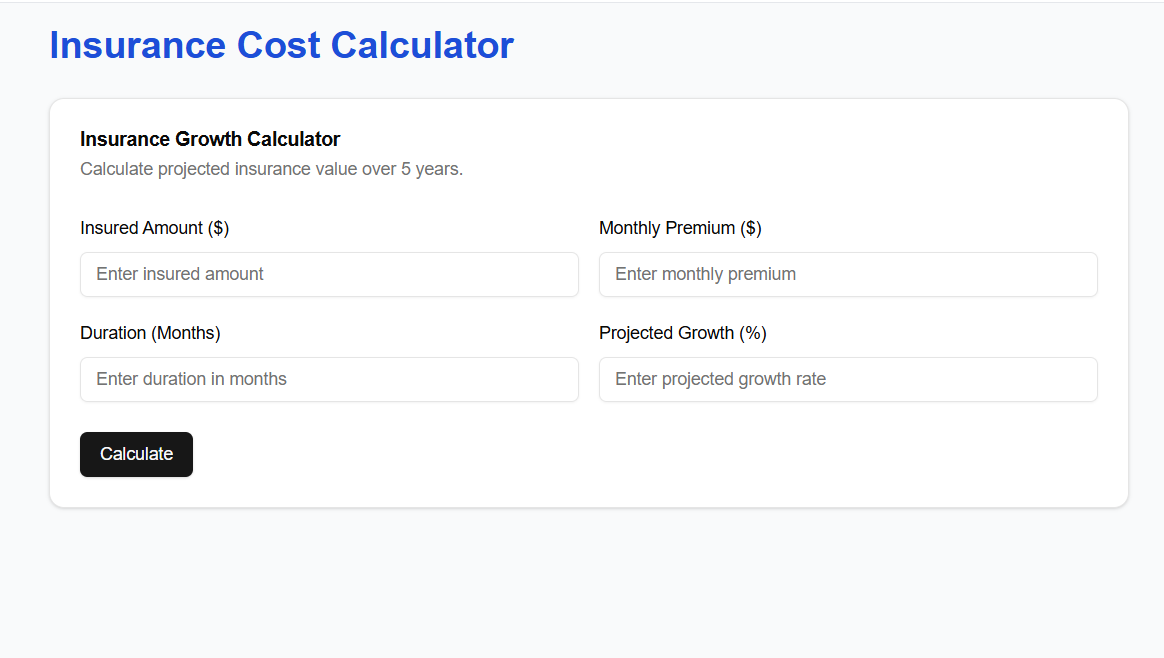 Cost Calculator